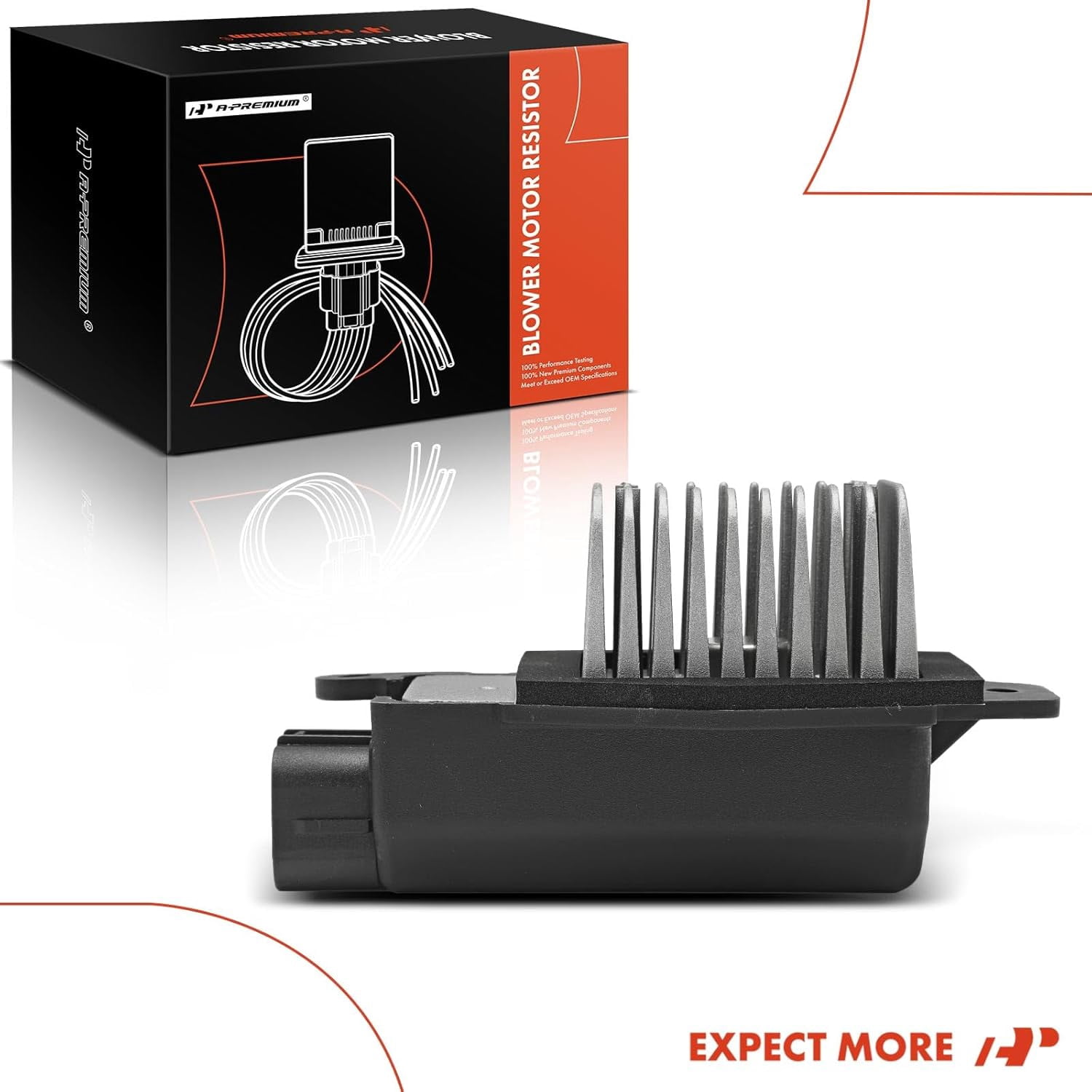 A-Premium HVAC A/C Blower Motor Resistor Replacement for Lincoln Town Car 2003-2007 Automatic Temperature Control