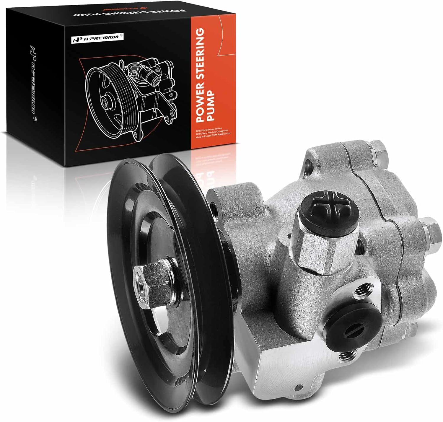 Power Steering Pump With Pulley – For 2006-2010 Kia Sedona, 2007-2009 Hyundai Entourage – 21-5180, 571104D200 – 3 Year Warranty