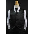 thumbnail image 4 of New Kid Child Boy Black FORMAL Wedding Party Funeral SUIT Set Tuxedo Suit 5-14, 4 of 6