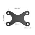 thumbnail image 2 of Unique Bargains Joint de Planche à Roulettes Protecteur de Pont Longboard Anti-Fuite Matériel Noir Forme H, 2 of 5