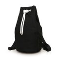 thumbnail image 3 of Xinyolin Men's Solid Color Drawstring Canvas Large Capacity Bucket Bag Casual Backpack, 3 of 7