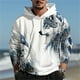 thumbnail image 3 of Sudadera con capucha con estampado de lobo 3D para hombre, nueva moda de primavera y otoño de 2024, sudaderas con capucha, jerséis holgados informales de uso diario para la calle, 3 of 4