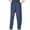 Navy, variant on XFLWAM Women's Casual Straight Leg Pants Jeans Fashion Elastic High Waisted Denim Pants Classic Solid Color Loose Comfy Summer Jeans