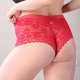 thumbnail image 3 of Gibobby Ropa interior bikini elástica para mujer Ropa interior de talla grande para mujer, bragas sexis de encaje, calzoncillos Hipster elásticos para mujer, ropa interior par(Rojo， XXL), 3 of 5