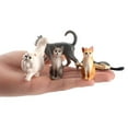 thumbnail image 2 of ZOUBAOQ 12 Mini Dog Figurines Toy Set, Realistic Detailed Plastic Puppy Figures Playset, Tiny Dogs Cake To Hand Painted Ornament,, 2 of 9