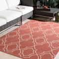 thumbnail image 2 of Artistic Weavers Alfresco Trellis Outdoor Area Rug, Rust/Cream ,7'3" x 10'6", 2 of 7