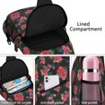 thumbnail image 4 of Floral and Leopard Print Chest Bag Boho Sling Backpack with Anti-Theft Pockets, Mesh Sides Travel-Ready Pack for Women, Men, Outdoor Adventures, 4 of 5
