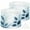 Color-2, variant on Lamp Shades Set of 2 Easy Assembly Tropical Bedroom Powder Room Kitchen Falling Fronds Lapis Tropical Drum Lampshades for Table Lamps Floor Lamps Pendant Light 13"x13"x10" Replacement Lamp Shade