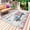 Pink, variant on Spring Outdoor Rug 6x9 Ft - Reversible Patio Rug Outdoor Camping Rugs, Farmhouse Retro Truck Botanical Rose Butterfly Washable Indoor Outdoor Area Rugs, Non-Slip Outdoor Carpet Runner for Deck/Porch