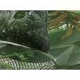 thumbnail image 3 of Ambesonne Green Quilted Coverlet 3 Pcs, Tropical Rainforest Wild, Queen Size, Green, 3 of 4