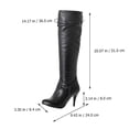 thumbnail image 2 of TABLZONE Women's Winter Boots, 1 Pair Outdoor Warm Shoes with Heel, Stylish Comfortable Footwear for Cold Weather, 2 of 6