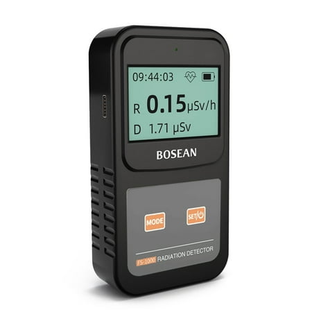 

Andoer Handheld Portable Counter Nuclear Radiation Radioactive β-Rays X-Rays γ-Rays Tester Dosimeter Preset Value Time Set Curve Display with Particle Sound Switch Function