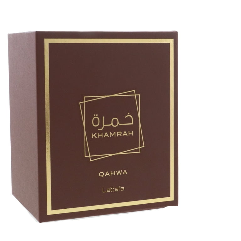 Lattafa Khamrah Qahwa for Unisex Eau de Parfum Spray, 3.4