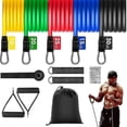 thumbnail image 1 of Resistance Bands Set Bodybuilding Home Gym Equipment Professional Weight Training Fitness Elastic Rubber Bands Workout Expander, 1 of 4