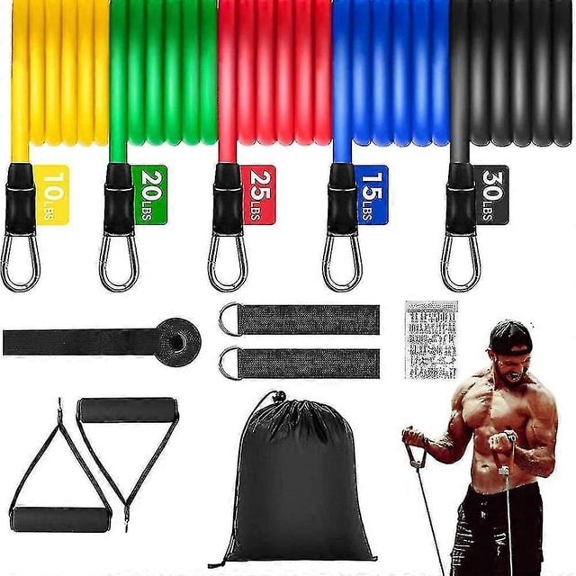Resistance Bands Set Bodybuilding Home Gym Equipment Professional Weight Training Fitness Elastic Rubber Bands Workout Expander