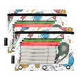 thumbnail image 2 of Rocket Planet Star 2 Pack Pencil Pouch for 3 Ring Binder Smooth Zipper Folders with Pockets Clear Window Pencil Case, 2 of 6