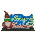 thumbnail image 2 of Fiudx Adornos Navideños de Madera, Papá Noel Vintage, Muñeco de Nieve, Diseño de Camión Rojo, Colores Brillantes, Decoración Colgante Multiusos, Decoraciones para Fiestas de Invierno, Etiquetas para, 2 of 2