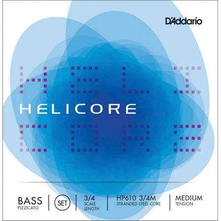 HP610 Helicore Pizzicato 3/4 Size Double Bass String