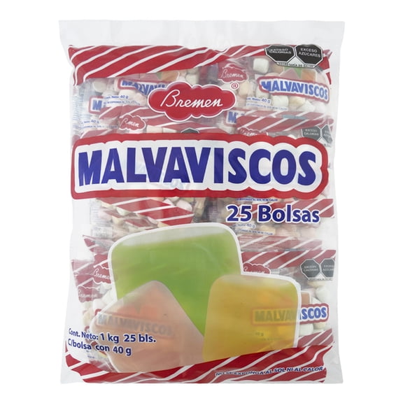 Malvaviscos Bremen 25 bolsas 40 g c/u.