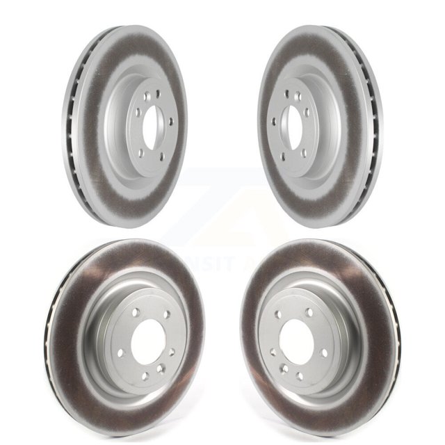 Genius Front Rear Coated Disc Brake Rotors Kit for Car Land Rover Range Sport Discovery KG-101301