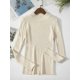 thumbnail image 3 of Suéter tejido de primavera, jerséis, Tops de manga larga para mujer, suéter de punto de cuello alto, ropa elegante para mujer, camisa con fondo de caramelo para mujer, 3 of 5