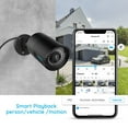 thumbnail image 5 of Reolink 5MP Black Outdoor Security POE Camera, Smart Human/Vehicle Detection, Timelapse, Supports Google Assistant, Night Vision, 24/7 Recording, Audio Recording, RLC-510A (Black), 5 of 12