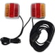 thumbnail image 3 of Kit de luces traseras LED para remolque de 12 V/24 V, enchufe de 7 pines con soporte magnético para automóvil y camión (LED ámbar y rojo, cartón), 3 of 5