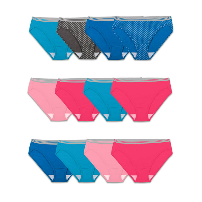 Women's Heathered Bikini Underwear (Pack of 6) by Fruit of the