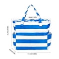 thumbnail image 3 of BiFandian Small Beach Tote Bag for Women, Waterproof Sandproof Canvas Beach Bag with Durable Zipper Pockets, Summer Lightweight Beach Tote for Travel, Vacation, Pool, Gym, Shopping and Daily Errands, 3 of 6