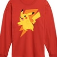 thumbnail image 3 of Pokémon - Pikachu Thunderbolt - Youth Long Sleeve Graphic T-Shirt, 3 of 5