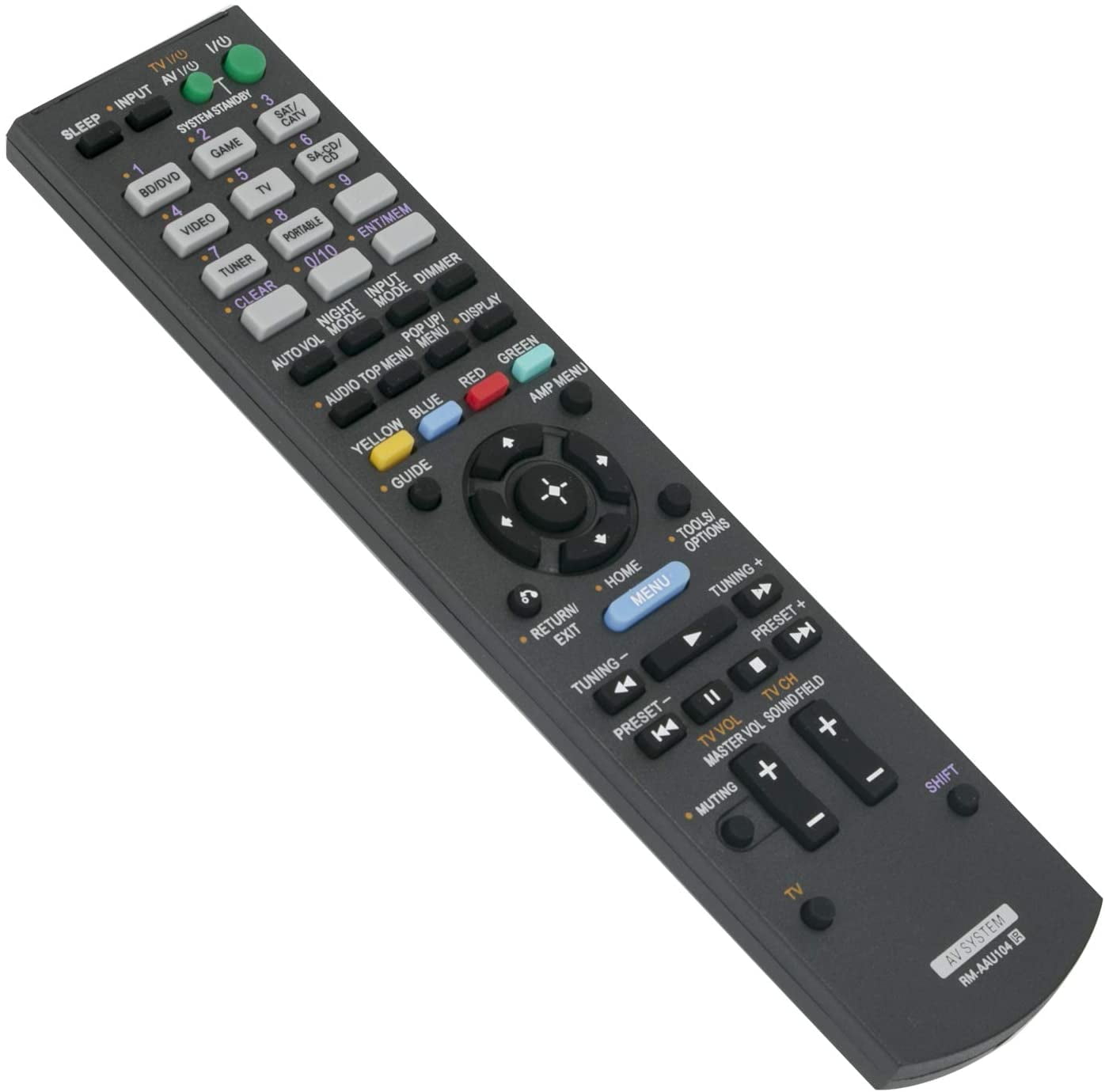 RMAAU104 Replace Remote fit for Sony AV Receiver 3D Home Theater Audio