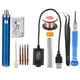 thumbnail image 1 of Riwesomey Soldador eléctrico, bolígrafo de soldadura recargable, calentador de soldadura inalámbrico, destornillador profesional para el hogar, Suministros de soldadura Azul Riwesomey TO010270-04, 1 of 6