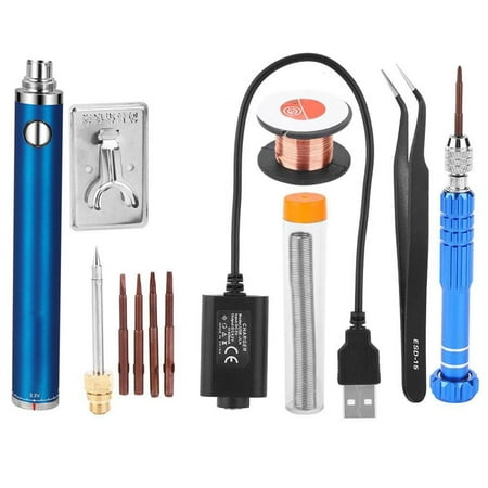 

EOTIA Electric Soldering Iron Rechargeable 3.3-4.8V Welding Pen Solder Weld Repair Heater Tweezers Screwdriver Electrician Tool