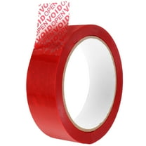LULULION 1 Roll Tamper Evident Tape Red for Shipping