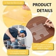 thumbnail image 4 of BENECREAT 2pcs Acrylic Puzzle Router Template, 5.5x5.5inch Acrylic Handle Cutting Board Serving Board Router Template for Charcuterie Home Kitchen Cutting Board Handle, 4mm Thick, 4 of 6