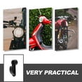 thumbnail image 3 of unbranded Gancho Para Manillar De Motocicleta Negro Con Instalación Fácil Y, 3 of 8