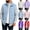 Light Blue, variant on Men's Fleece Lined Softshell Jacket Vest Windproof Stand Collar Sleeveless Jackets Body Warmer with Zip Pockets for Hiking Outdoor Travel, Beige, XXXL