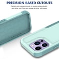 thumbnail image 2 of iPhone 14 Pro Max Case, Allytech Military Grade Protective Anit-Scratch Shockproof Drop Proof Bumper Defender Back Cover Case for Apple iPhone 14 Pro Max 6.7" - Mint, 2 of 5