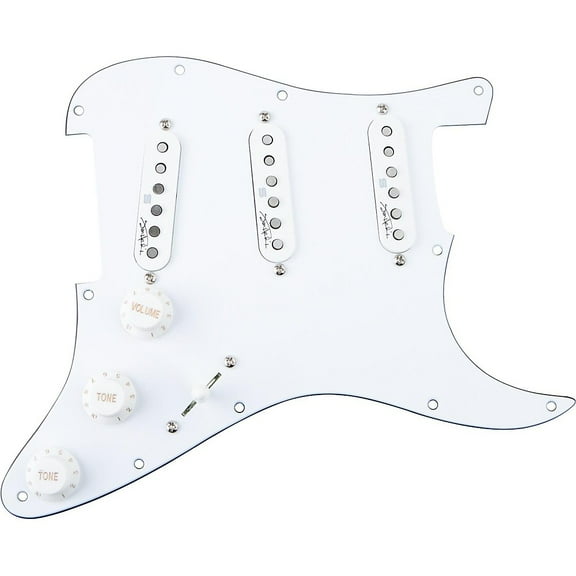 Seymour Duncan Hendrix Loaded Prewired Pickguard White