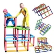 thumbnail image 1 of Funphix Escalade Gym Construction Enfants Apprentissage Structure de Jeu, Multicolore, 1 of 5
