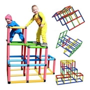 Funphix Climbing Gym Construction Kids Learning Play Structure, Multicolor