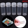thumbnail image 1 of \ [Cownfamily] 50 Frascos De Plástico Para Botellas 5g Barril Pequeño Recipiente De Almacenamiento De Cápsulas [MX] huangjie unisex, 1 of 1
