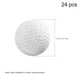 thumbnail image 5 of EeaseMX TOYMYTOY - 24 pelotas de plástico para jugar al golf, ideales para interior y exterior (blancas), 5 of 8
