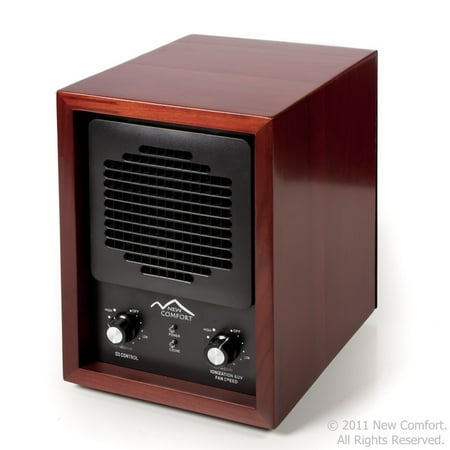 New Comfort 6 Stage Ozone Generator Air Purifier Cleaner HEPA UV Alpine Covers 3000 feet Cherry Wood Model