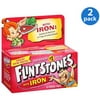 (2 Pack) Flintstones Children's Chewable Multivitamins with Iron, 60 Count