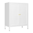 thumbnail image 2 of Bathroom Floor Cabinet,Storage Cabinet with Adjustable Shelf,Modern Freestanding Organizer,Farmhouse Buffet Sideboard,Accent Cabinets for Bathroom,Kitchen,Entryway, 2 of 9