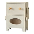 thumbnail image 1 of Mini armario de almacenamiento con cajón en forma de robot, elegante decoración para el hogar, escritorio de madera Blanco, 1 of 9