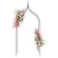 thumbnail image 2 of Costway 1 PCS Garden Arbor with Multiple Side Crossbars Powder-coated Metal Tubes, 2 of 10