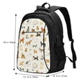 thumbnail image 5 of Cauagu Dogs Funny Pets Print Travel Laptop with USB Charging Port,Extra Large Backpack College Backpack Business Work Bag Casual Daypack Perfert for Men Women, 5 of 7