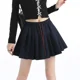 thumbnail image 2 of Minivestido informal de cintura alta, estilo deportivo, falda adelgazante de corte A para mujer, temporada de otoño, traje con cordón JK, 2 of 5